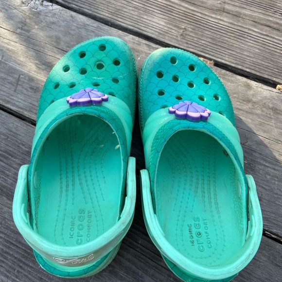 Cute Ariel Crocs, size C13 - Picture 3 of 4